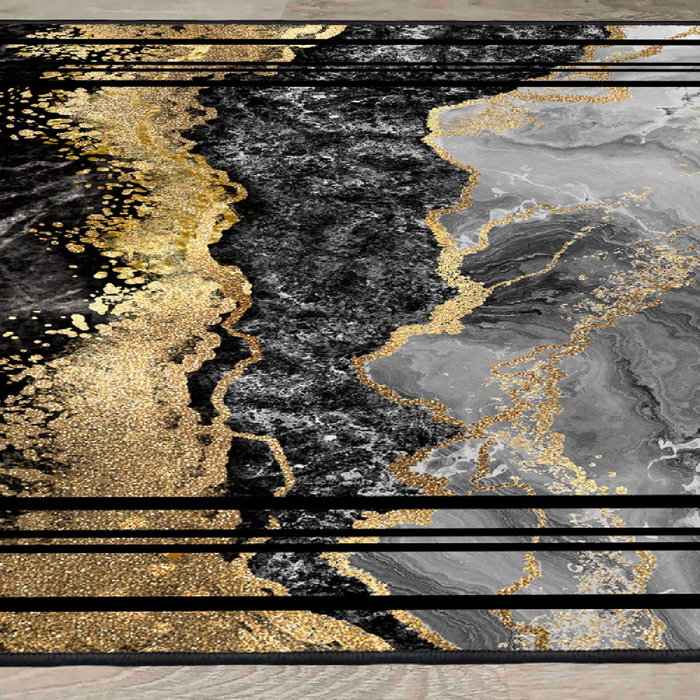 Conceptum Alfombra de Terciopelo Multicolor 180 x 280 cm